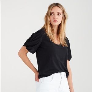 7 for all mankind Twist Sleeve Tee